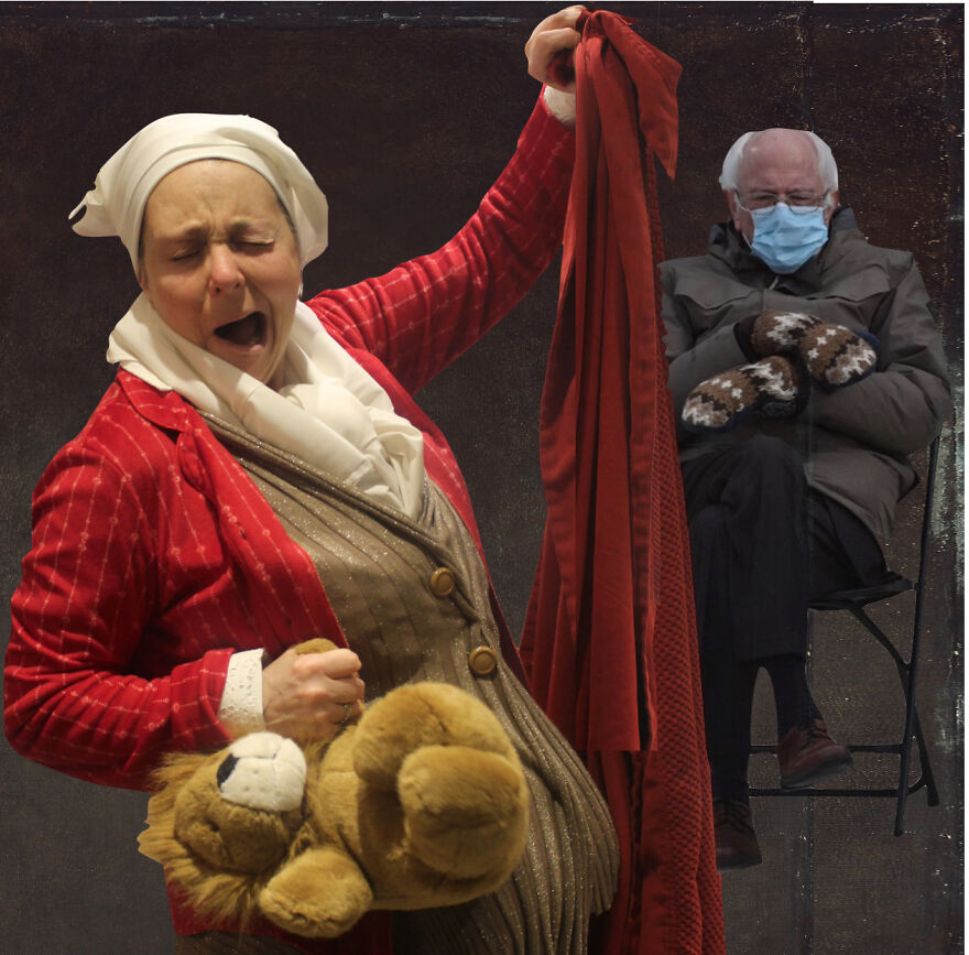 Art History Meets Bernie Sanders And Neither Will Ever Be The Same