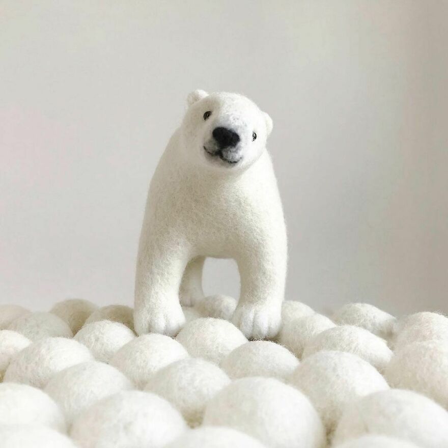 This Ukrainian Artist Creates Wool Sculptures So Adorable That You Will Fall In Love