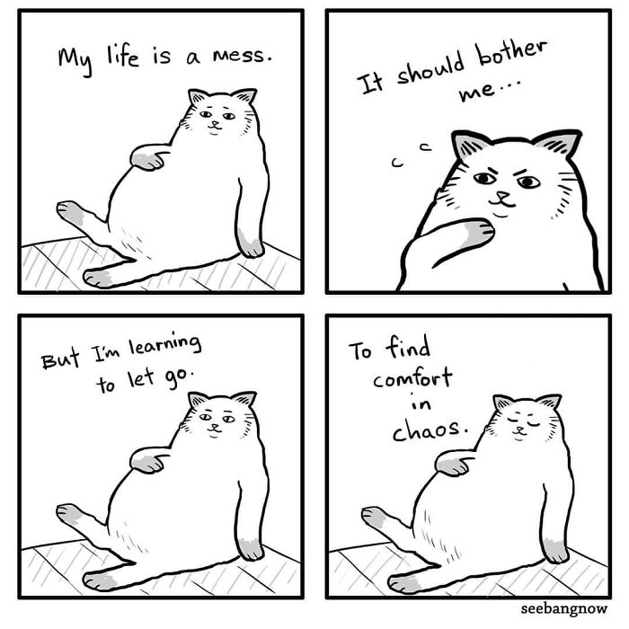 57 Comics That Show What Living With A Cat Is Really Like, By Xibang ...