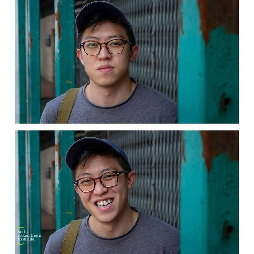 He Was Walking Down Joo Chiat Rd One Afternoon, As I Explored The Area With My Camera, In Singapore... So I Asked Him To Smile