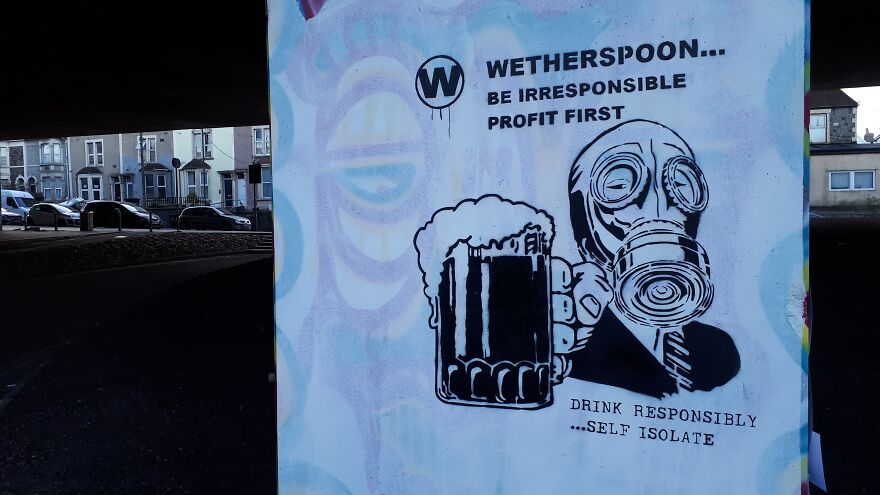 Drink Responsibly Painted In Bristol United Kingdom