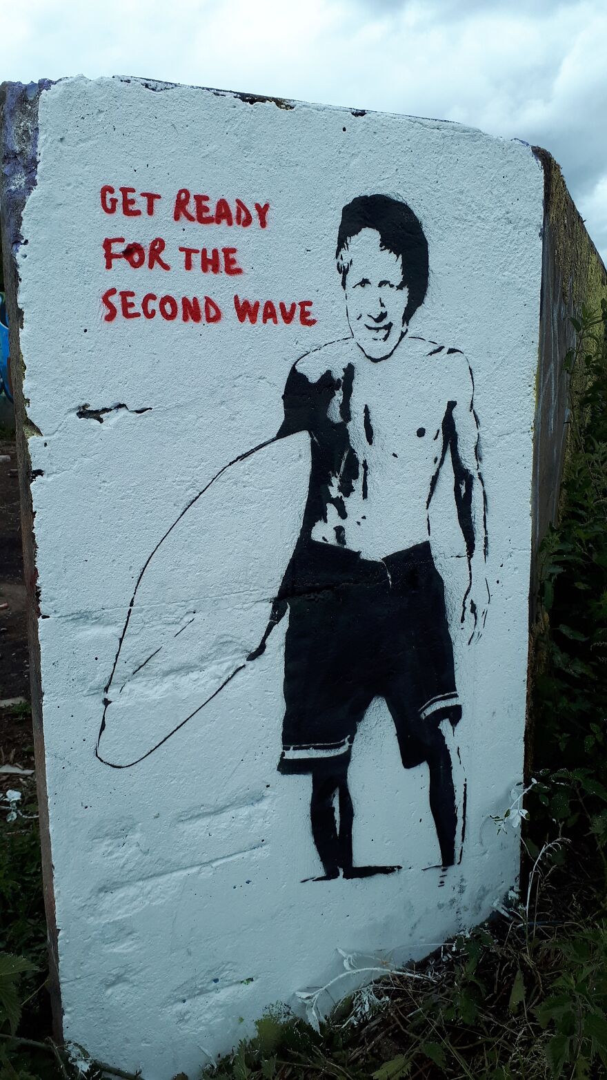 Get Ready For The Second Wave.painted In Bristol