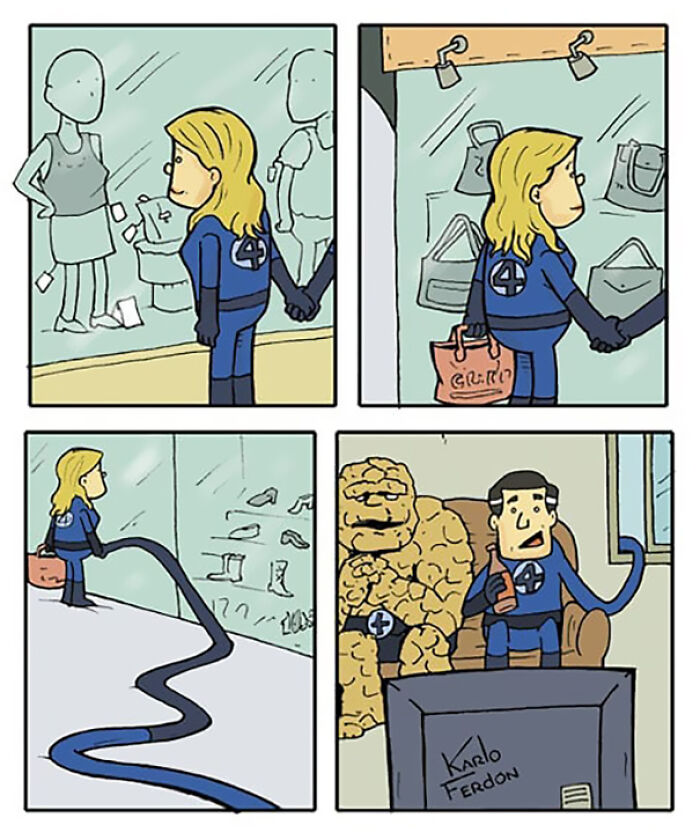 Artist Shows The Not-So-Glamorous Daily Life Of Superheroes (50 Comics)