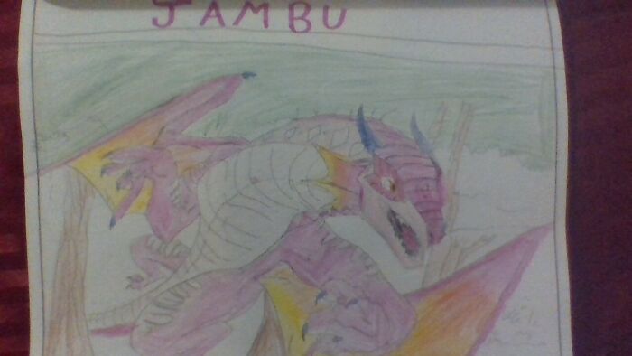 Wings Of Fire Dragon!! (Its A Bit Blurry)