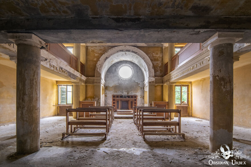 This Chapel, Along With The Rest Of This Sanatorium, Were Owned By A Religious Group Which Was One Of The “Sacred Families” (La Sacra Famiglia)