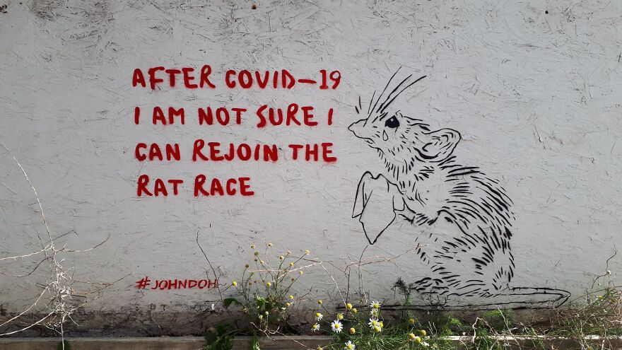 Documenting The Coronavirus Pandemic Through Street Art By John D'oh