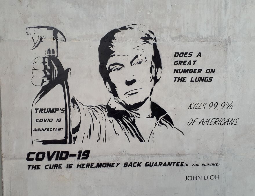 Documenting The Coronavirus Pandemic Through Street Art By John D'oh