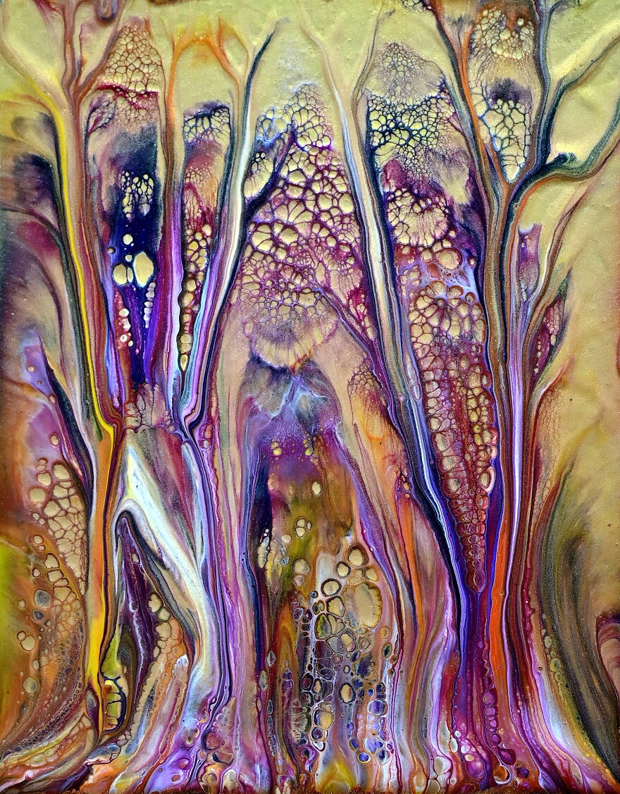 Double Dip—My Acrylic Pour Painting Technique For Beginners