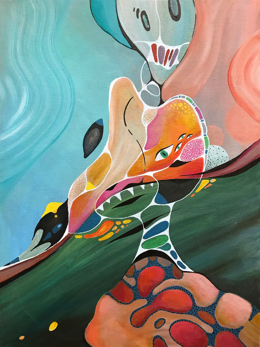 My Paintings Explore The Relationship Between Me And The World I Live In And The Constant Metamorphosis Of What I Perceive As Real. My Paintings Explore The Relationship Between Me And The World I Live In And The Constant Metamorphosis Of What I Perceive As Real.