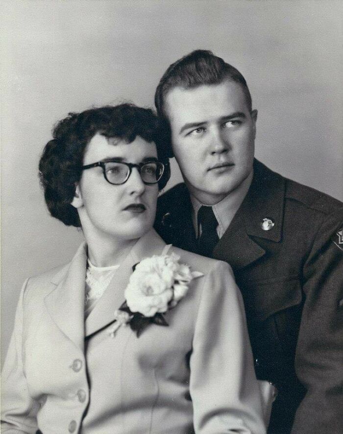 My Mom's Parents. Grandpa Served In The Korean War