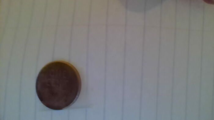 1954 Us Penny (Sorry I Cant Take A Better Pic It Says 'One Cent United States Of America')