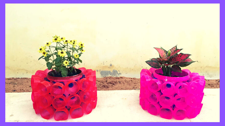 How To Recycle - Plastic Bottles - Planter Pots - How To Make It | Craft Yours