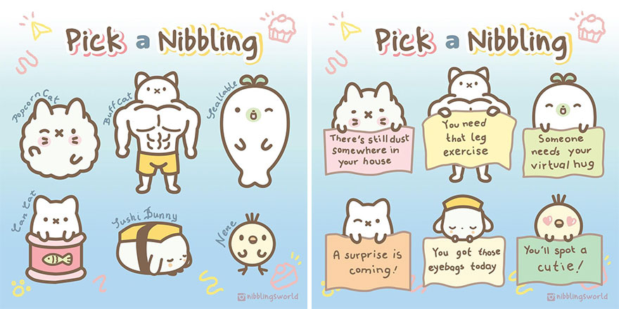 6 Nibblings, 6 Statements. Which Nibbling Are You?