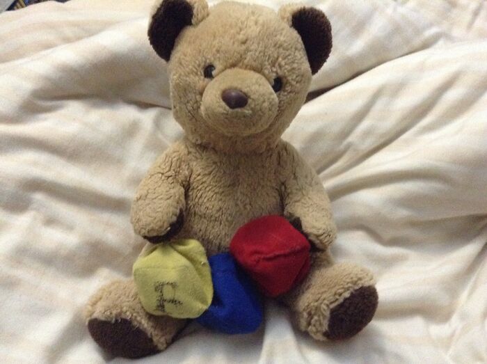 My Teddy Bear Amy. I've Had Her Since I Was Born.