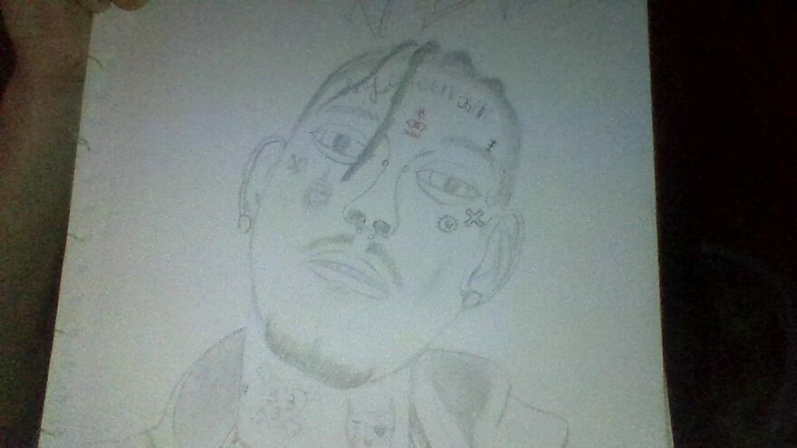i tried to draw lil uzi vert 