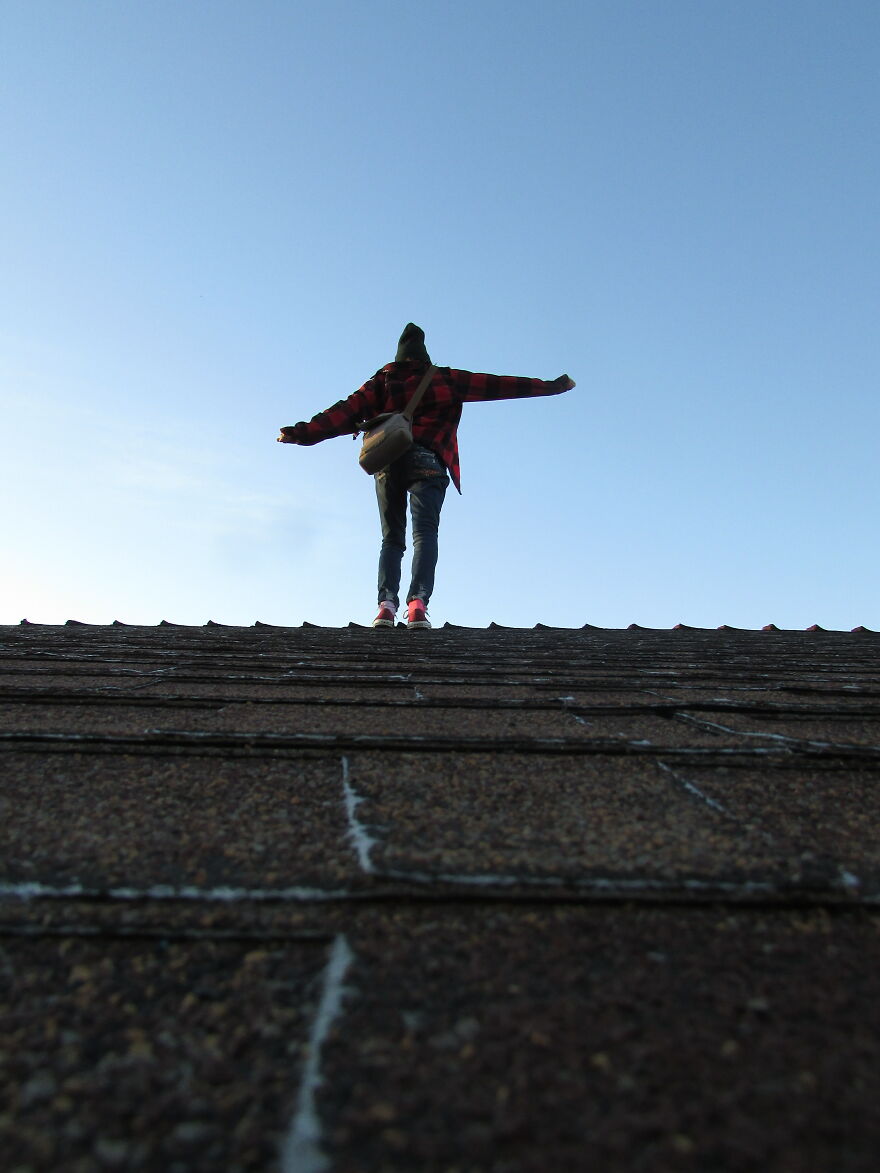 Staging On The Roof, Feeling Pretty Cool , Yeah
