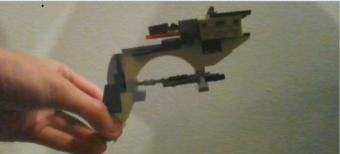 LEGO Gun. 2 Shots. Flintlock Modeled.. Sorry About The Bad Photo Quality. I Had To Resize It In Paint