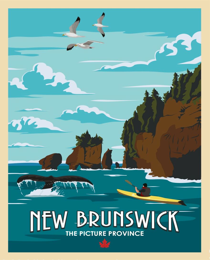 If You're Into Whale Watching And Sea Kayaking , New Brunswick Might Just Be Your Place