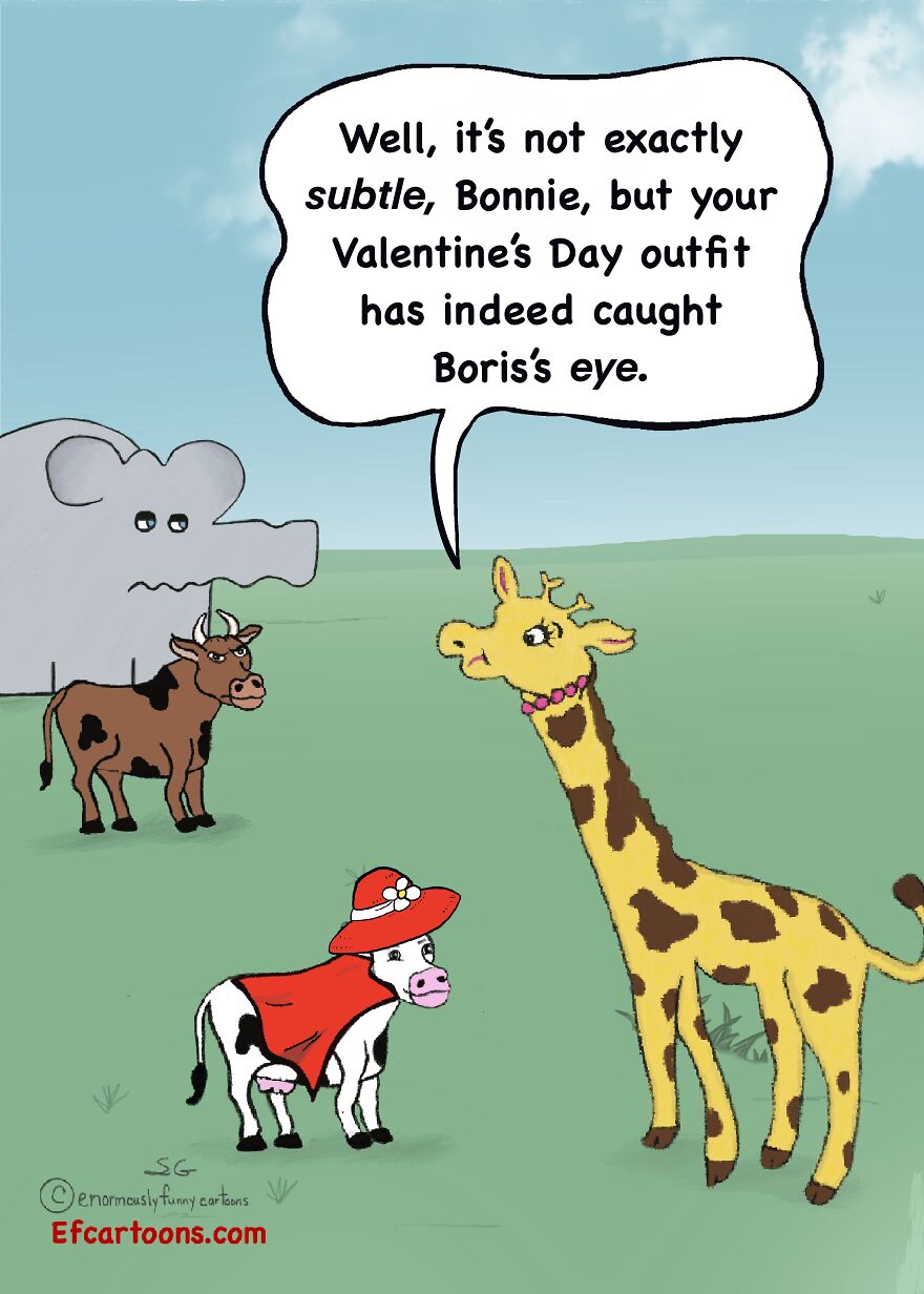 Happy Valentine’s Day From Enormously Funny Cartoons!