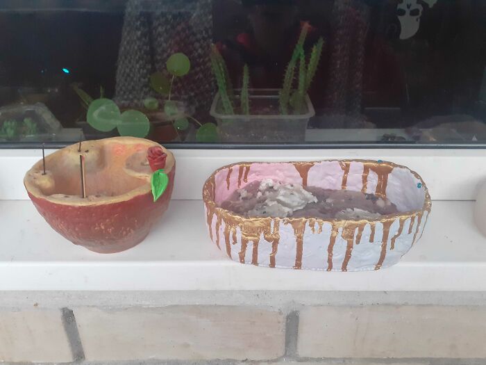 An Incense Holder And A Place To Put Used Wax From Candles