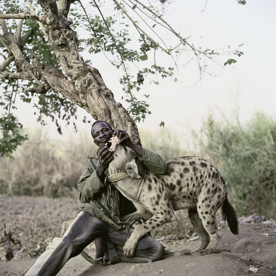 Mallam Galadima Ahmadu With Jamis, Abuja, Nigeria, 2007, "The Hyena And Other Men"