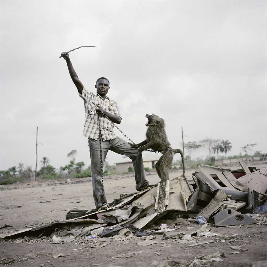 Alhaji Hassan With Ajasco, Ogere-Remo, Nigeria, 2007, "The Hyena And Other Men"