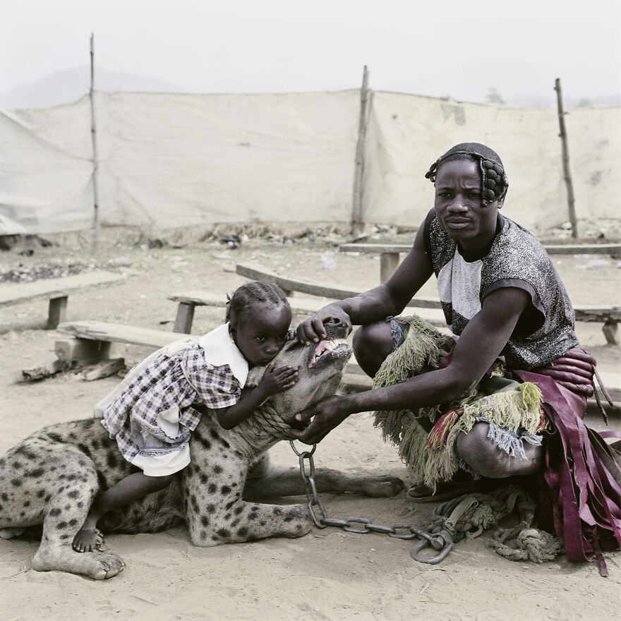Mummy Ahmadu And Mallam Mantari Lamal With Mainasara, Abuja, Nigeria, 2005, "The Hyena And Other Men"