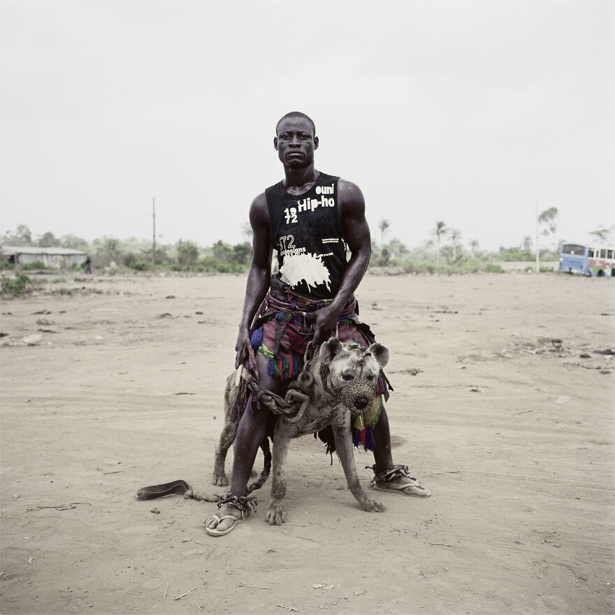 Abdullahi Mohammed With Gumu, Ogere-Remo, Nigeria, 2007, "The Hyena And Other Men"