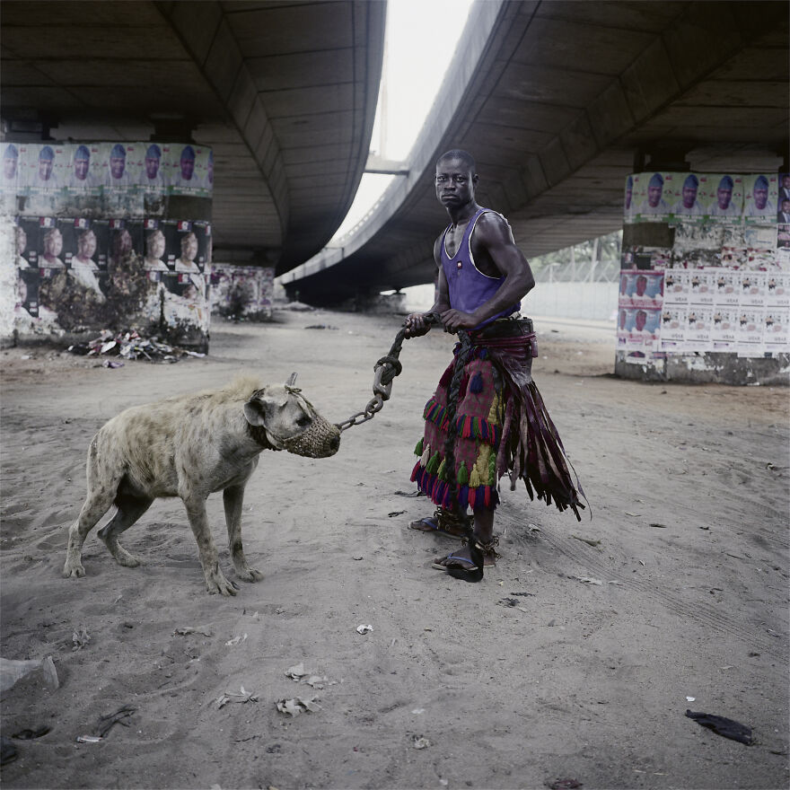 Abdullahi Mohammed With Mainasara, Lagos, Nigeria, 2007, "The Hyena And Other Men"
