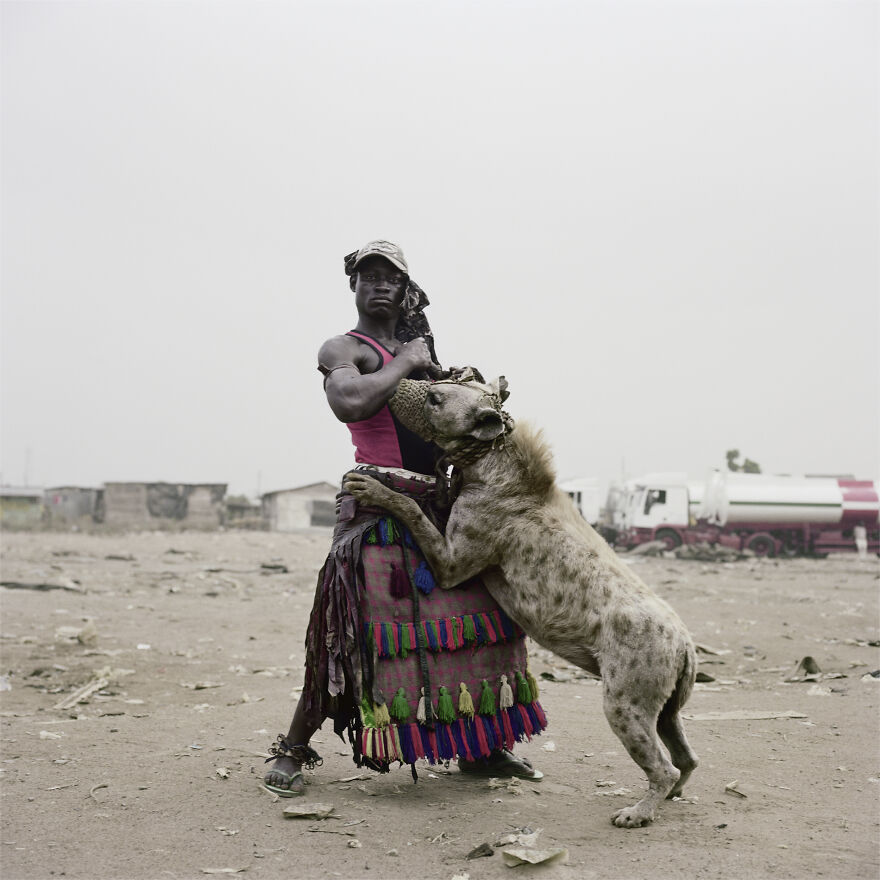 Abdullahi Mohammed With Mainasara, Ogere-Remo, Nigeria, 2007, "The Hyena And Other Men"