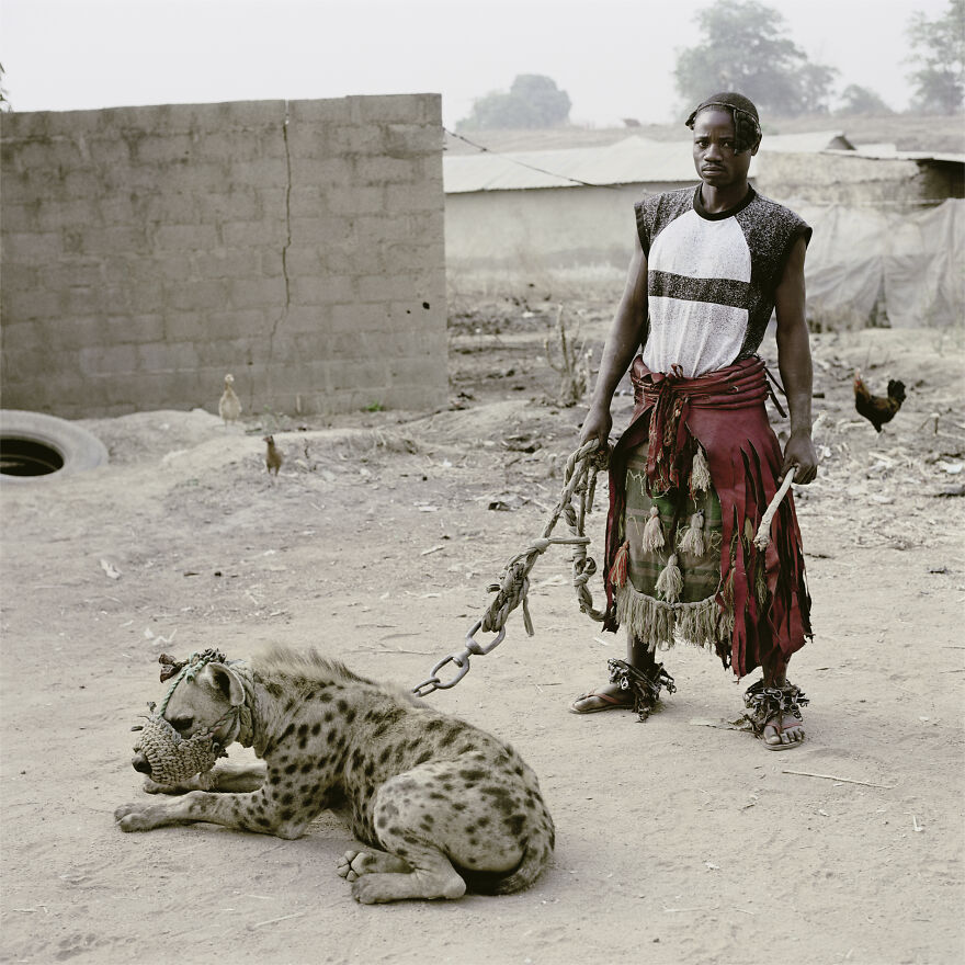 Mallam Mantari Lamal With Mainasara, Nigeria, 2005, "The Hyena And Other Men"