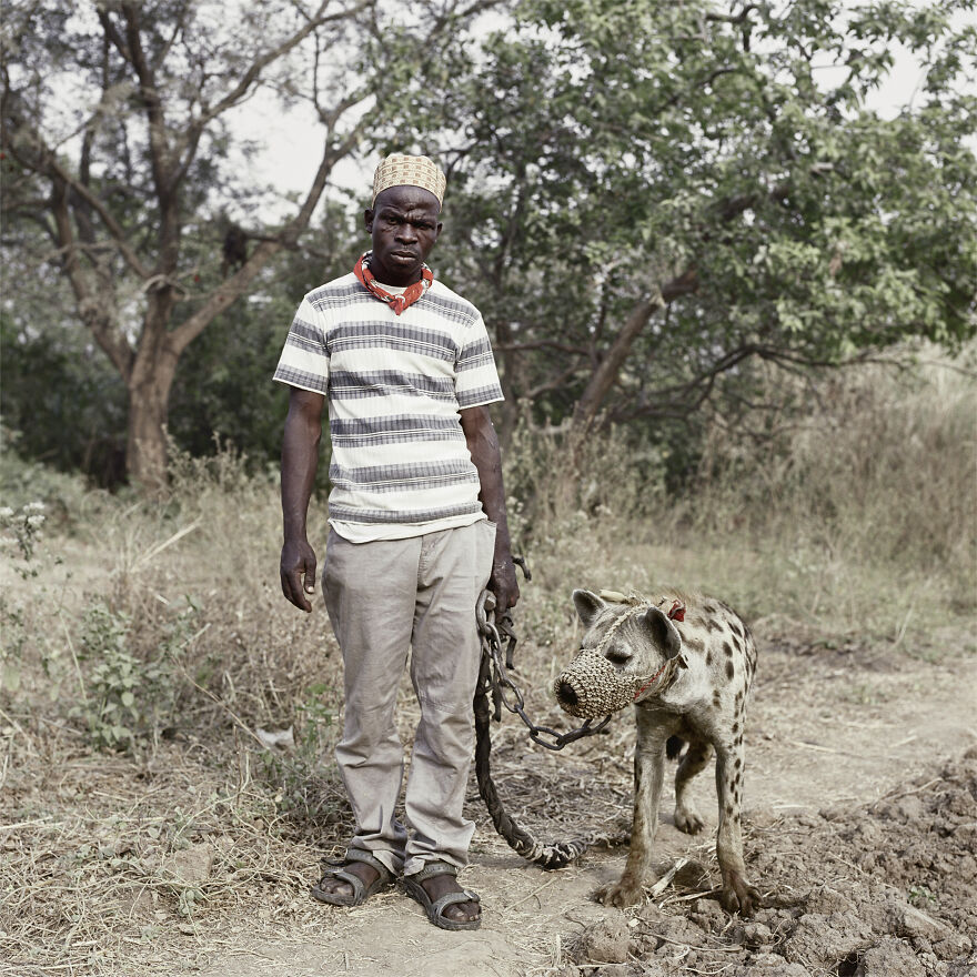 Abdullahi Ahmadu With Mainasara, Nigeria, 2005, "The Hyena And Other Men"