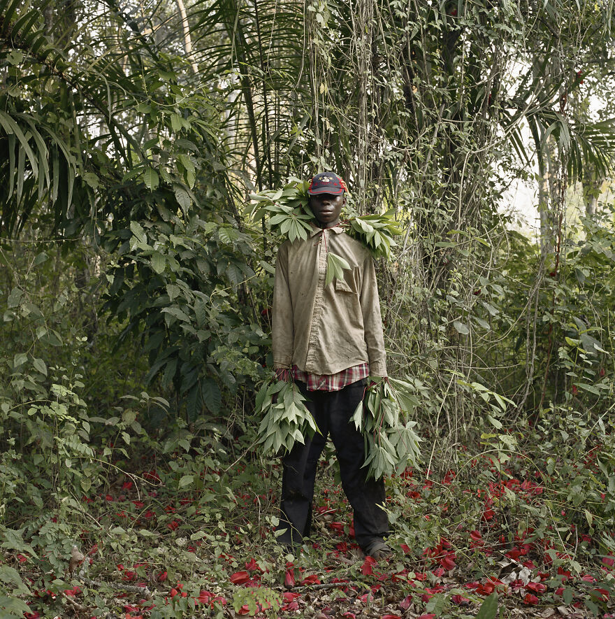 John Kwesi, Wild Honey Collector, Techiman District, Ghana, 2005, "Wild Honey Collectors"