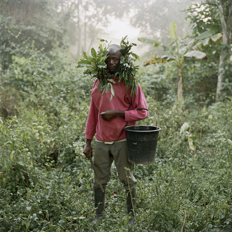 Paul Ankomah, Wild Honey Collector, Techiman District, Ghana, 2005, "Wild Honey Collectors"