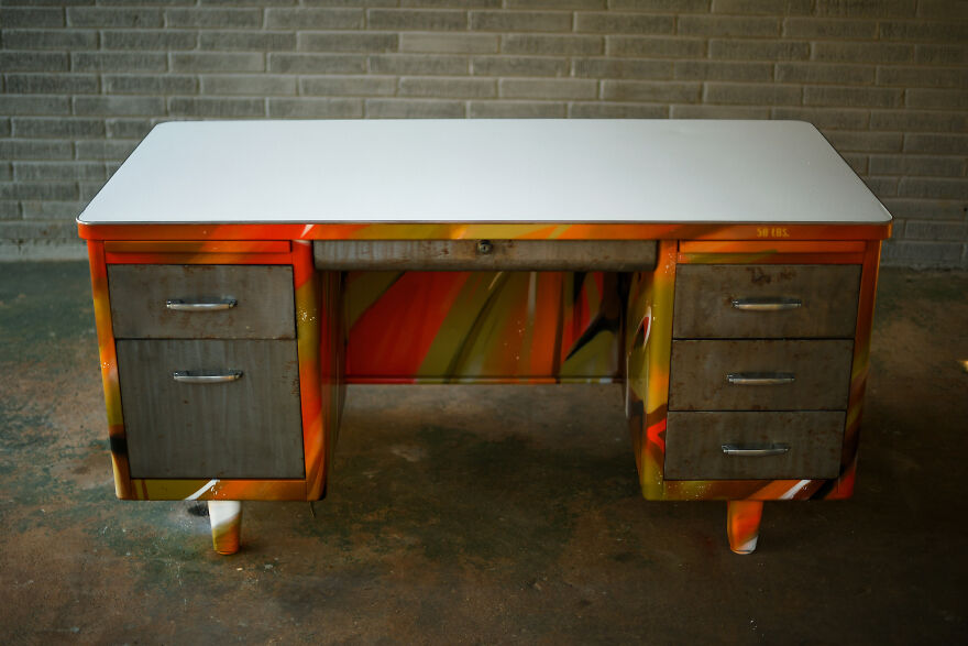 I Repurposed This Scrap Metal For One-Of-A-Kind Office Furniture.