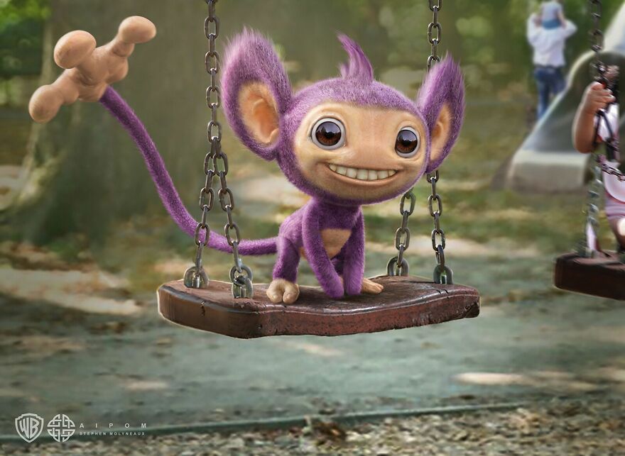 Aipom From "Detective Pikachu"