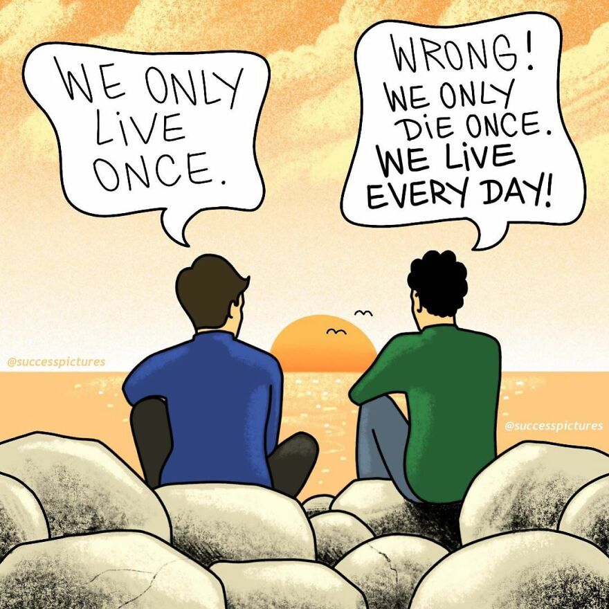 This Instagram Account Makes Motivational Comics With A Deep Meaning