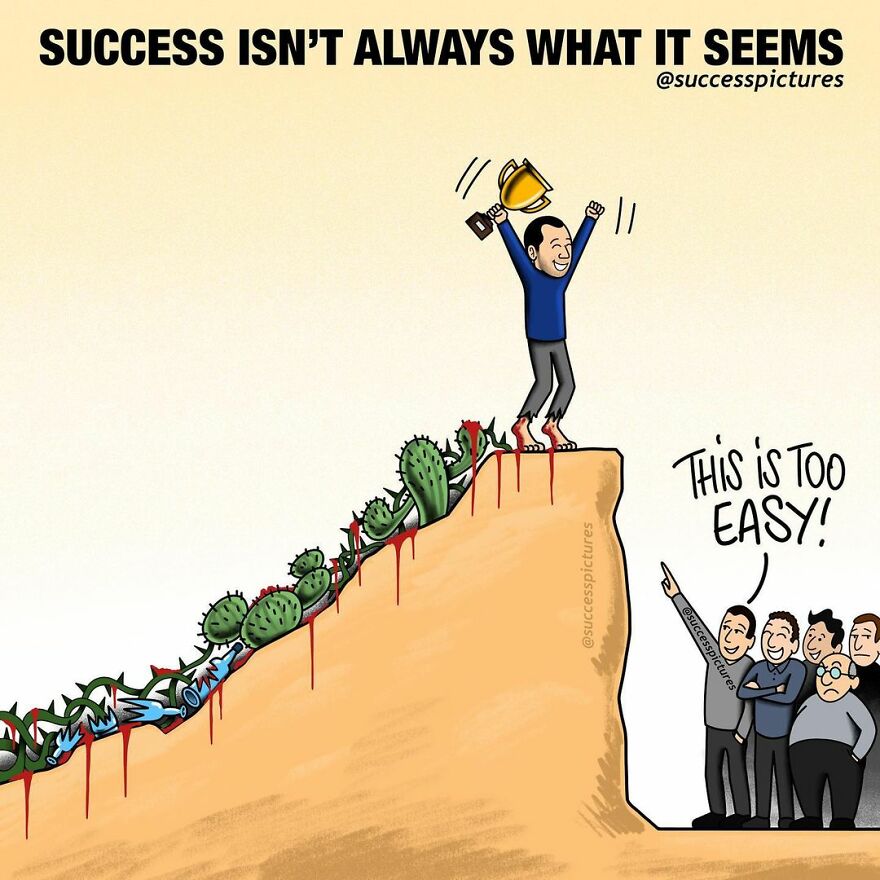 83 Illustrations By "Success Pictures" That Might Motivate You | Bored Panda