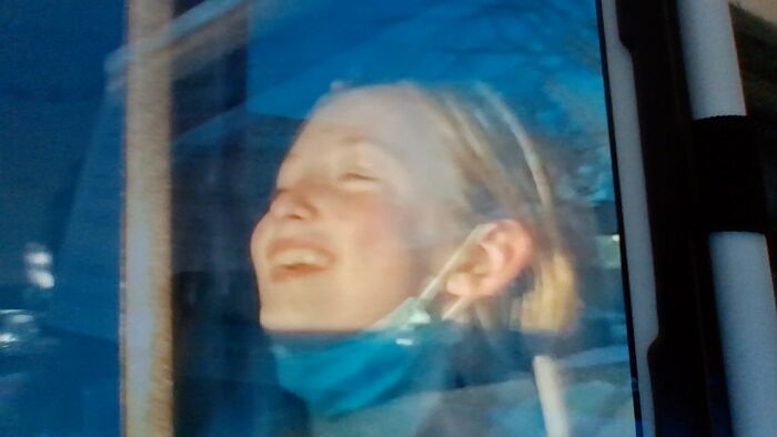Young Me Having The Time Of Her Life....riding In The Car