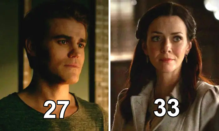 Wesley tenía 27 años al hacer de Stefan en "The Vampire Diaries." su madre, Annie Wesching, solo tiene 6 años más que él.