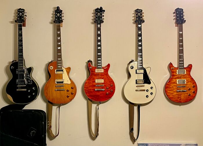 A Small Sample Of About 16 Guitars In My Collection