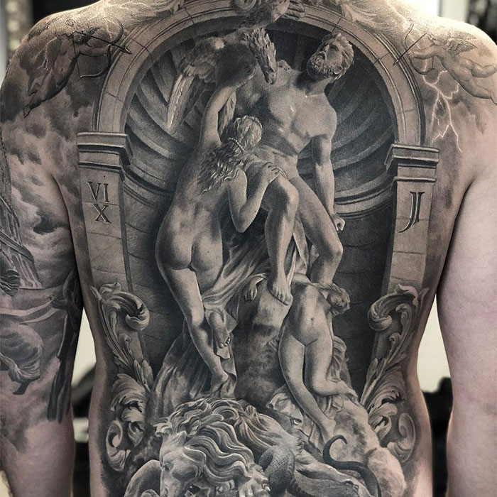 40 Impressive Tattoos By A Swedish Artist Who Specializes In Black And Gray Realism