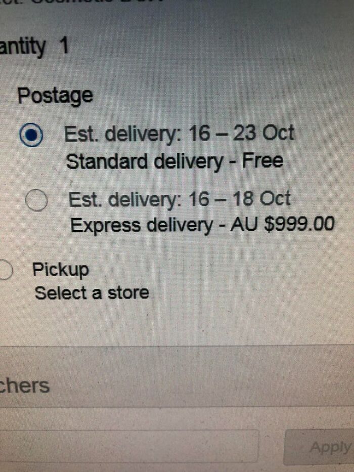 The Two Standard Price Options To Ship Anything To Australia