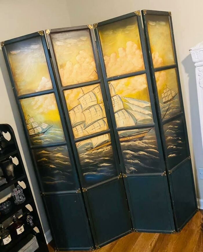 I Just Bought My First Home And Spent Many Hours Perusing Fb Marketplace For Unique Things To Decorate And I Came Across This Gorgeous Room Divider