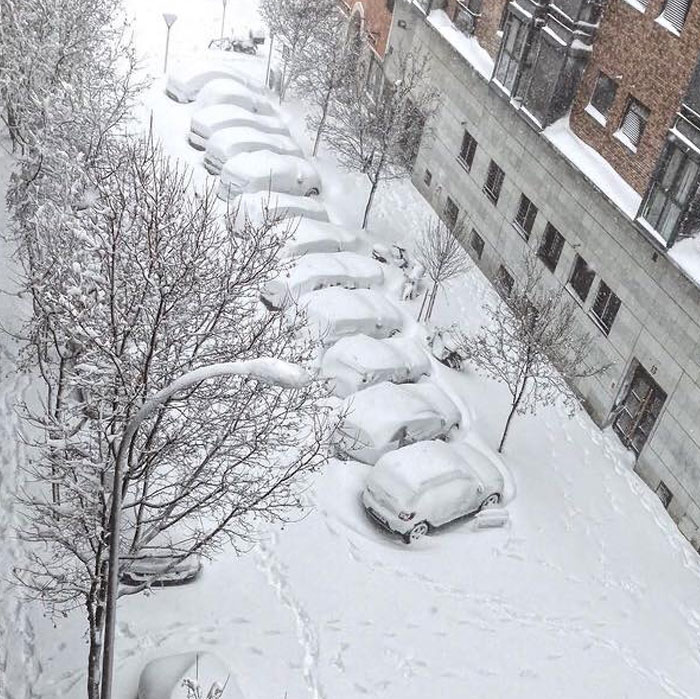 Madrid Has Seen Its Heaviest Snowfall Since 1971