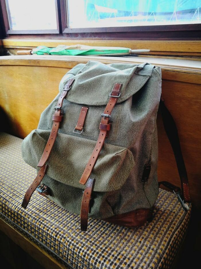 My "New" 60-Year-Old Swiss Army Salt And Pepper Backpack