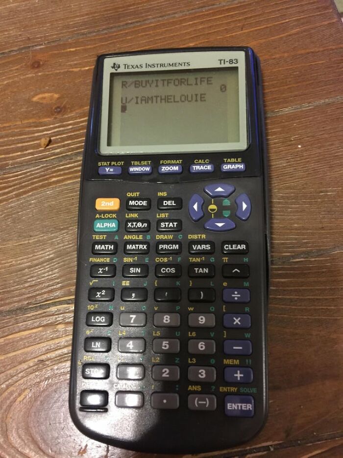 You Think Your 84plus Is Old? My Ti83 (No Plus) Is Over 20 Years Old. Got Me Through High School, College, And Now I Teach Math And Science With This Thing