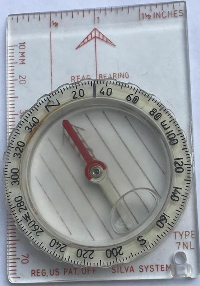 This Silva Compass I Bought When I Was 14, Now I Am 61 (Has Seen A Lot Of Hikes)