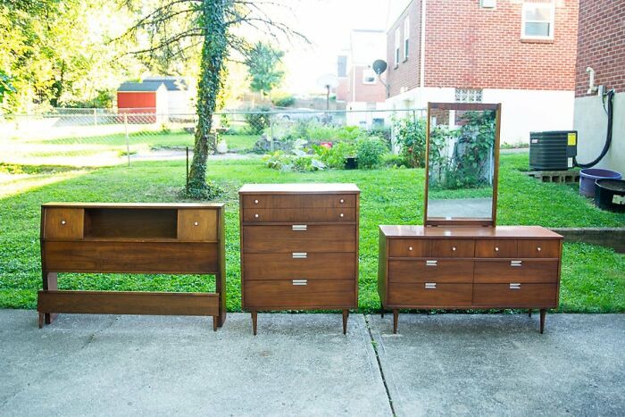 Picked Up This Basset Bedroom Set From The Original Owners. Around 60 Years Old. Ready For Another Lifetime Of Use