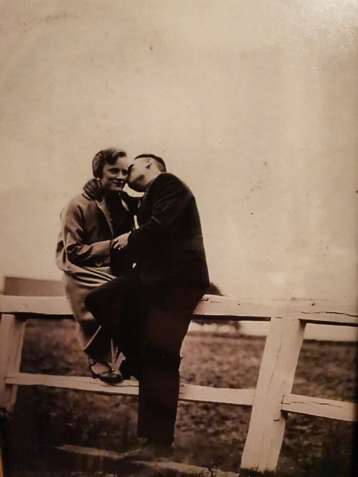My Great Grandmother An Her Husband - About 1935 Ish